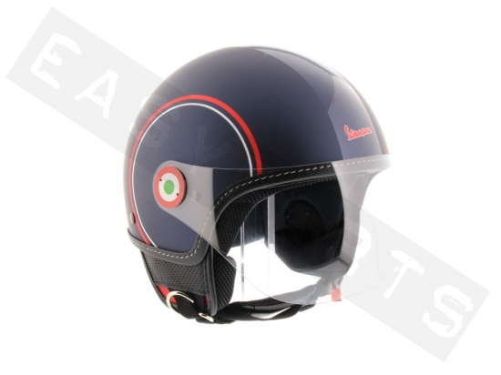 Piaggio Helm Demi Jet VESPA Modernist Collection Mat Blauw